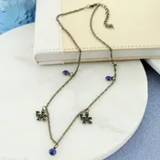 18 - 20” Kentucky Vintage Logo & Enamel Dot Necklace