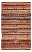 Vintage Kilim Wool Rug 5'4''x8'6''
