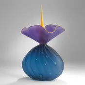 Bobtanical Lima Big Art Glass - Sea Green, Amethyst and Mango