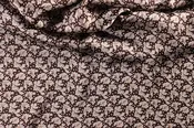 Floral Silk Chiffon in Brown