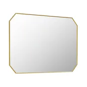 Allure Octagon Aluminum Framed in Modern Bathroom?Wall Mirror