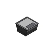 10COMP RAISED ACC FLR-MOD 325CU GRY