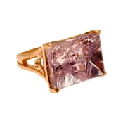 amethyst tranquility cocktail ring (large/35ct),<br>in 18k rose gold