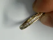Chanel-Inspired Diamond Eternity Band in 14K Yellow Gold