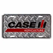 CASE IH Chrome License Plate