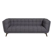 Addison Large Seaside Gray Fabric Sofa