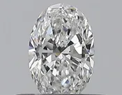 0.29CT OVAL SI1 E WH