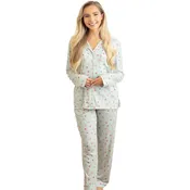 8 OAK LANE | Candy Cane Cottage Luxe Long PJ Set