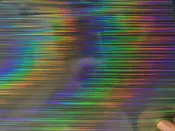 Hyperflex 4 MIL Holographic Rain Permanent Adhesive Vinyl 54"x150'