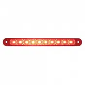 10 LED 6-1/2" Light Bar Only (Stop, Turn & Tail) - Red / Red