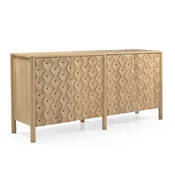 Abra Four Door Sideboard - Light Mango