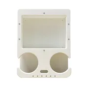 2 Cup Holder with Large Cubby
