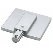 0.75″ Height Live End With Outlet Box Cover – Brushed Steel