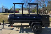 330 Gal Smoker Two Door with Counter Weights and Double Racks