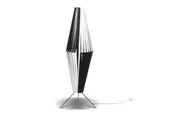 1950s BLACK AND WHITE TRIPOD FLOOR LAMP