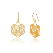 An hexagonal shape on French hook