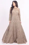 Arianell Grey Resham Embroidered Gown