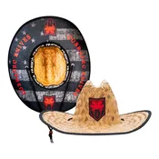 American Blackout Flag Straw Cowboy Hat
