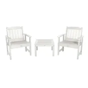 2 Lehigh Garden Chairs with 1 Square Side Table