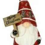 9" LED Gnome with Sign - Bethany Housewares