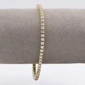 14KT Gold 2.90 Total Weight Tennis Diamond Bracelet