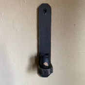 12" Black Wood Sconce