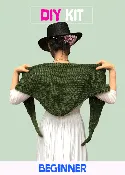 DIY Kit - Babushka Shawl - Dream (Merino Worsted)