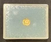 Gold Smiley Lapel Pins/Tie Tacks | Museum of Worcester