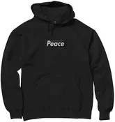 Peace Hoodie - Glitter small logo