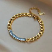 18K Gold Plated Bling Bracelet