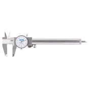 Dial Caliper with 0-6" Range (White Dial)