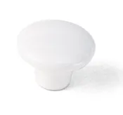 01742 White Knob, Porcelain Collection - Laurey