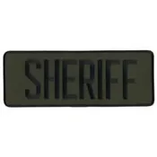 Sheriff Back Patch 9x3"