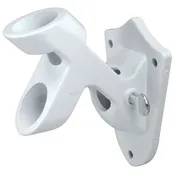 1" white aluminum multi purpose bracket