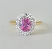 1.32 ct. Pink Sapphire Ring