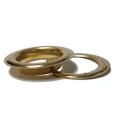 #12 Grommets with Washers 1-1/2 inch Brass (100 Pack)