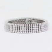 Diamond Tennis Bracelet - 14K White Gold - 21ct.