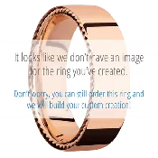 14K Rose Gold + Polish Finish