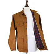 Chore Coat 12oz Duck Baja Maroon Blanket Lined