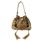 1211 Drawstring- Axis Hair-on Hide