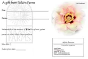 Solaris Farms Gift Certificate