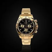 Pre Owned Rolex Daytona 40 mm Black Dial