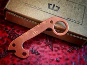 Blackside Customs T-Bot Tactical Bottle Opener - Tumbled Copper