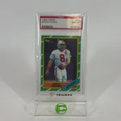 1986 Topps Steve Young 374 English PSA 8