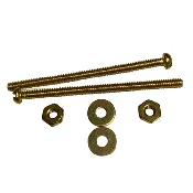 1-1/2" Brass Bolt 3 Piece Set