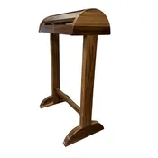 Handcrafted Solid Wood Saddle Stand - Choice of Oak, Cherry, Mahogany, or Walnut Wood