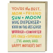 Best Mom I’ve Ever Had Card