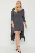 Plus Size Asymmetrical Dress