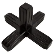 100-320-S  5-Way Black Steel-Core Connector