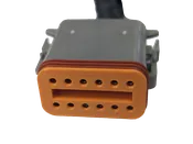 10" CAT Injector Pigtail – 12-Way Deutsch Connector Cummins Injector Harness - PSI2041